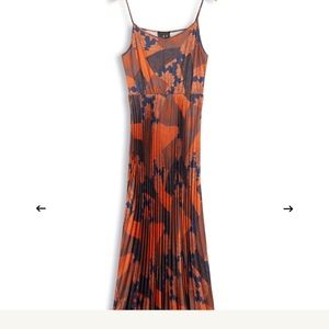 Element slip pleated dress